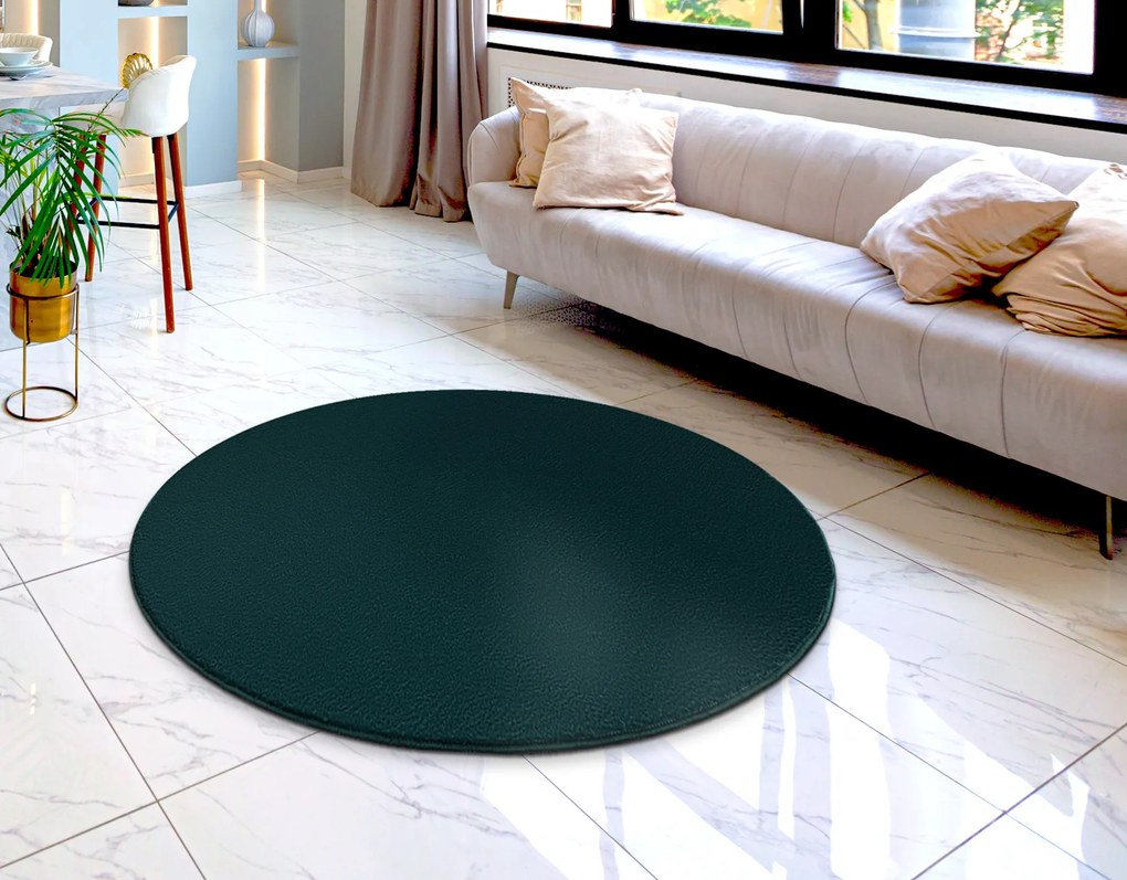Prateľný koberec LINDO, protišmykový, Shaggy zelený