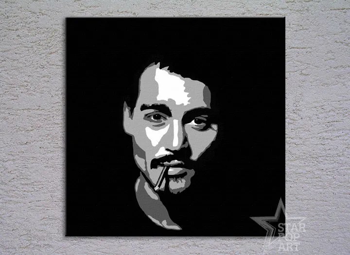 Ručne maľovaný POP Art obraz Johnny Depp | rôzne rozmery