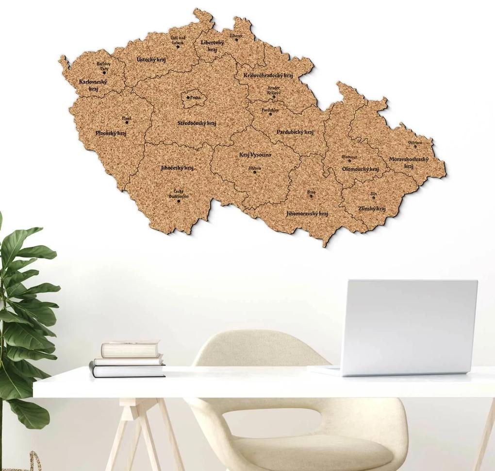 DUBLEZ | Korková mapa krajov Česka