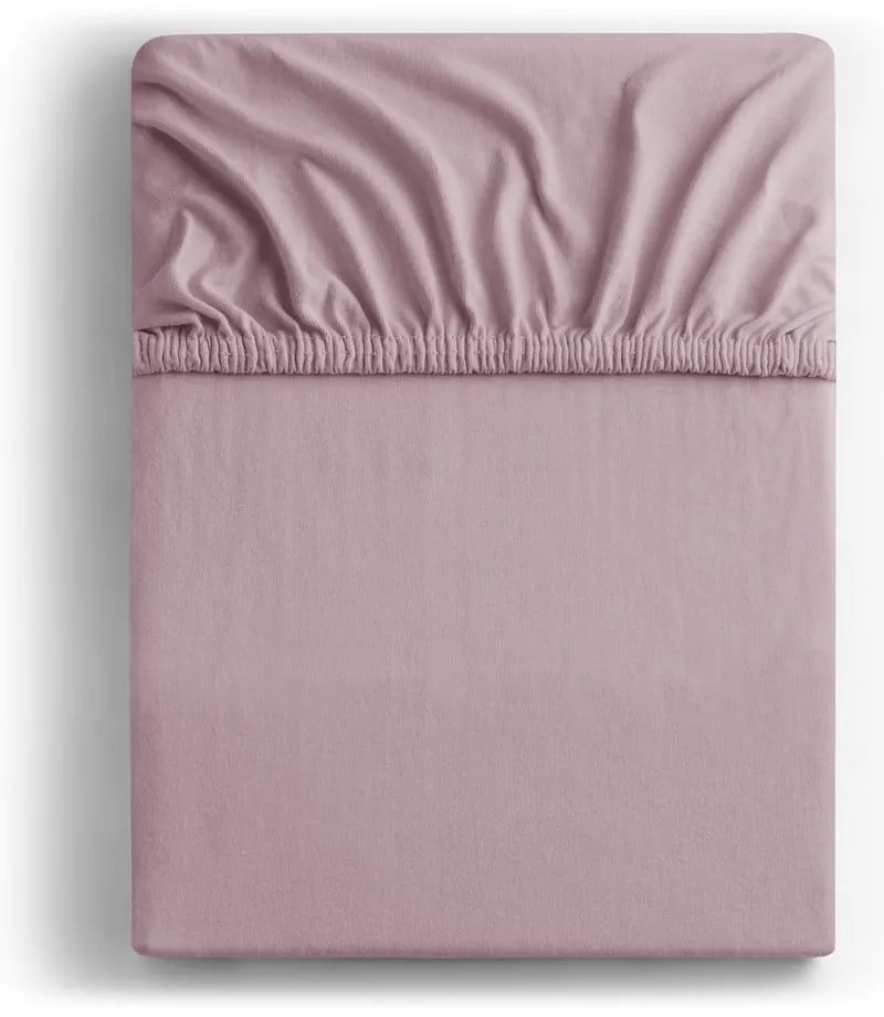 Napínacia plachta staroružová jersey 180x200 cm Amber – Restilo