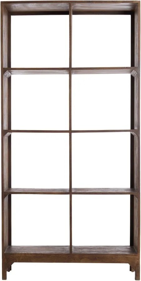 Knižnica z mangového dreva v prírodnej farbe 95x190 cm Sondrio – Light & Living