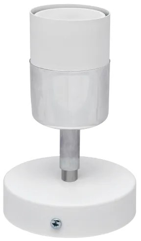LED Nástenné bodové svietidlo TUBSSON 1xGU10/4,8W/230V biela/lesklý chróm