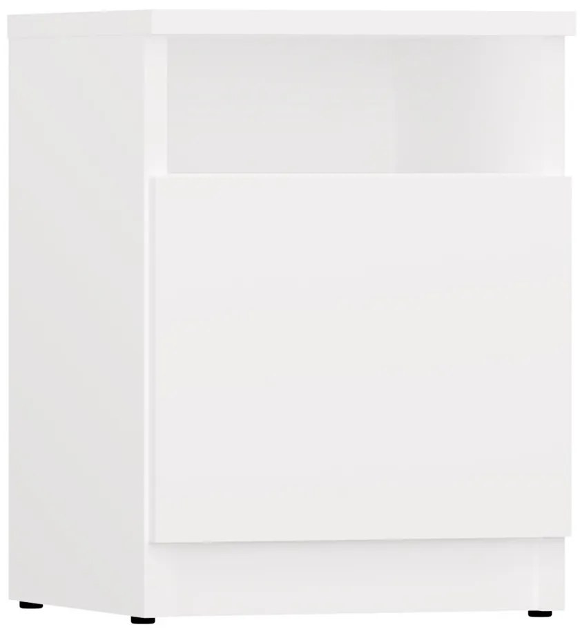 Nočný stolík Galax 1D 30 cm biely