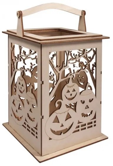 Lampáš Natural s tekvicami 21 cm
