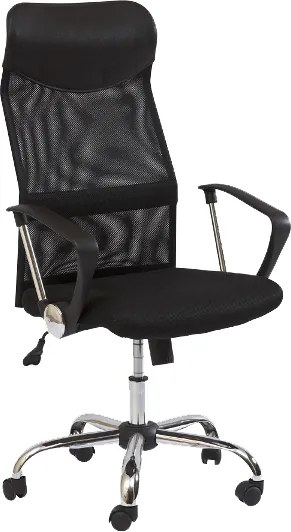 SI Q-025 otočná stolička čierna