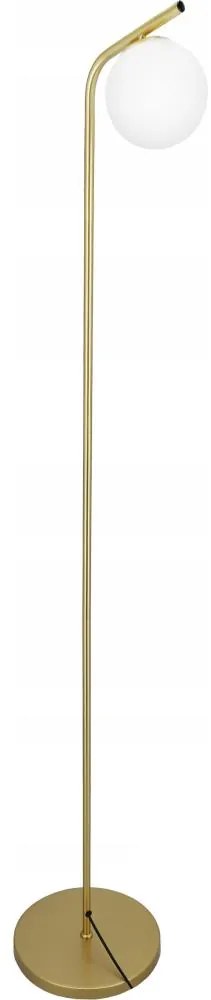 Stojacia lampa 1xE27/40W/230V zlatá/biela
