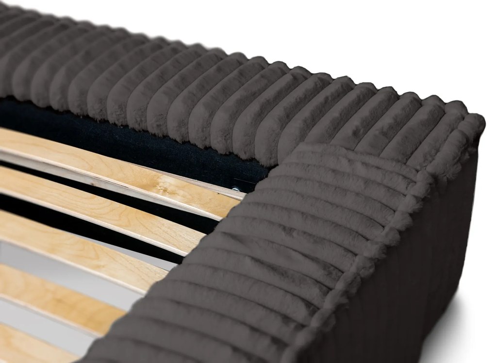 ČALÚNENÁ POSTEĽ SANTI 180x200 VITO 18 ŠEDÁ