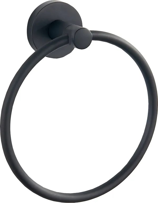 Mexen Remo, držiak na uteráky Ring, čierna, 7050732-70