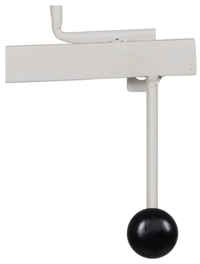 Biely kovový nástenný vešiak Home – Ixia