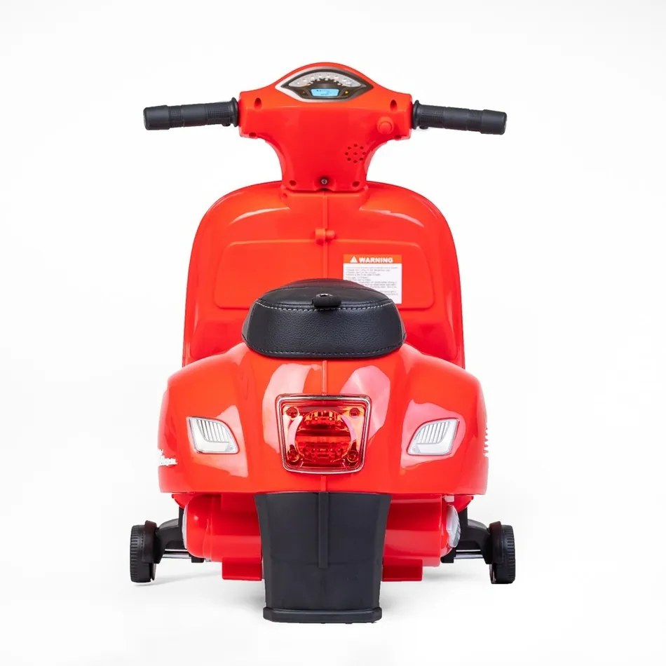 Baby Mix Detská elektrická motorka Vespa, červená