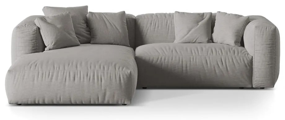 Svetlosivá modulárna rohová pohovka (ľavý roh) Martina – Micadoni Home