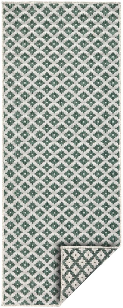 Hanse Home, Kusový koberec Twin-Wendeteppiche 103125 grün creme – na von aj na doma, 160x230, zelená, chodba / predsieň