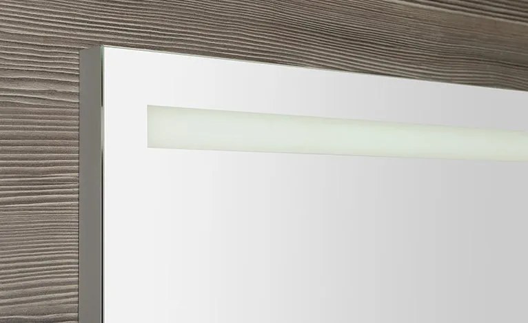 Sapho Sapho, BRETO LED podsvietené zrkadlo, sklenená polica, 1000x608mm, BT100