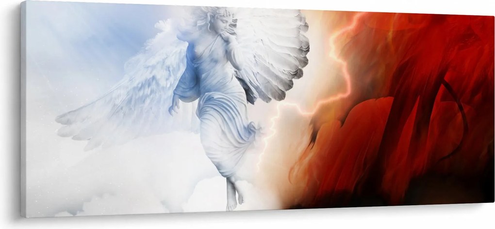 Obraz - Dobro a zlo (120x50 cm)