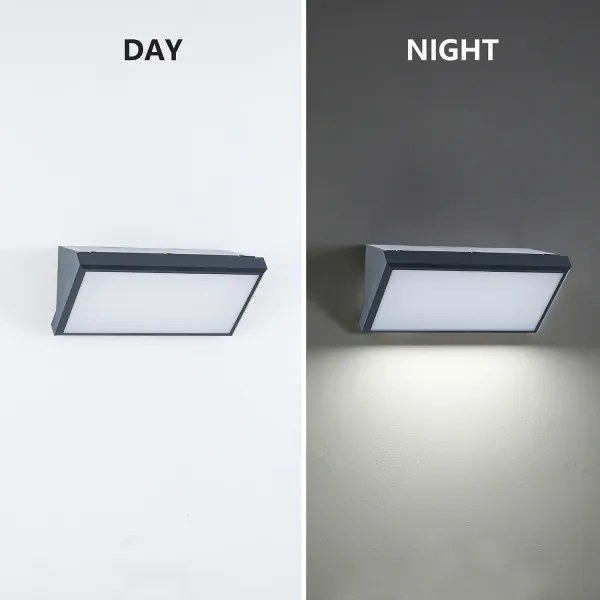 Brilagi-LED Nástenné svietidlo TRIANGLE 1xE27/6W/230V 2700-6500K IP65 antracit