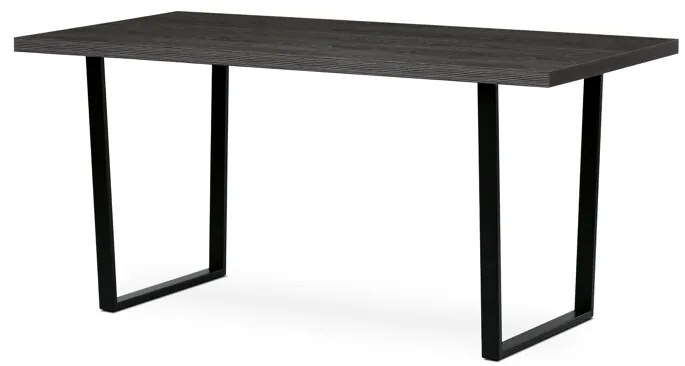 Autronic BONTEC Jedálenský stôl 160x80cm, lamino, sivý dub, HT-R5216 GREY Farba: Hnedá