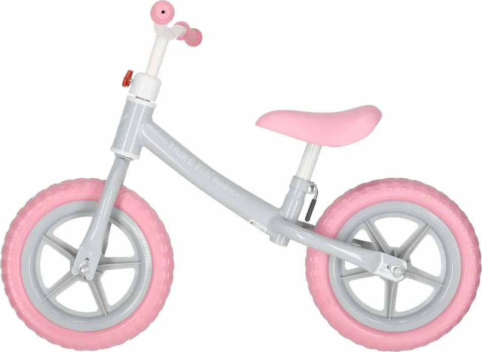 KIK Trike Fix Balance detské odrážadlo s košíkom, ružové