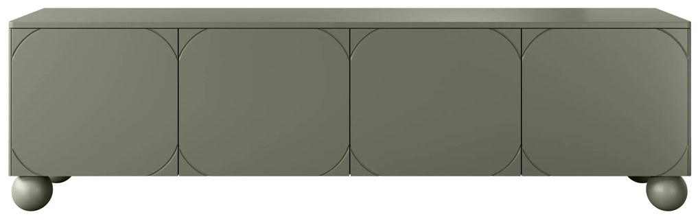 Stolík pod TV Sonatia II 200 cm - olivová