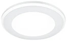 AURA 8 | Stropné okrúhle zapustené biele LED svietidlo
