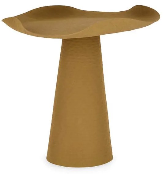 Konferenčný stolík lali ⌀ 41 cm žltý MUZZA