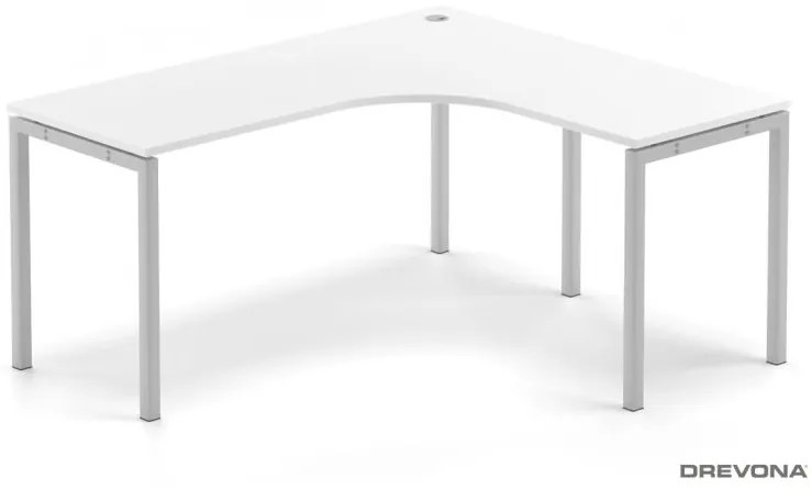 Drevona, PC stôl, REA PLAY, RP-SRK-1600, dub bardolino