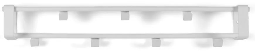 Biely kovový nástenný vešiak 60 cm Rex – Spinder Design