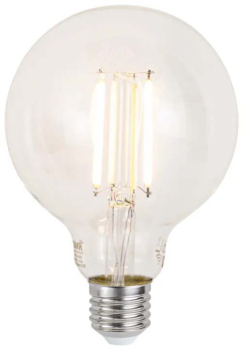 Inteligentné závesné svietidlo hnedé 48 cm vrátane Wifi G95 - Rob