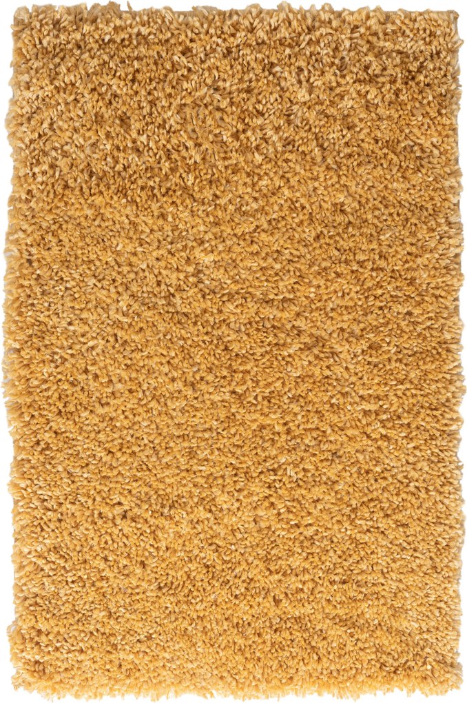 Kusový koberec My Shaggy goldgelb, 200x290, žltá, chodba / predsieň, My Flair