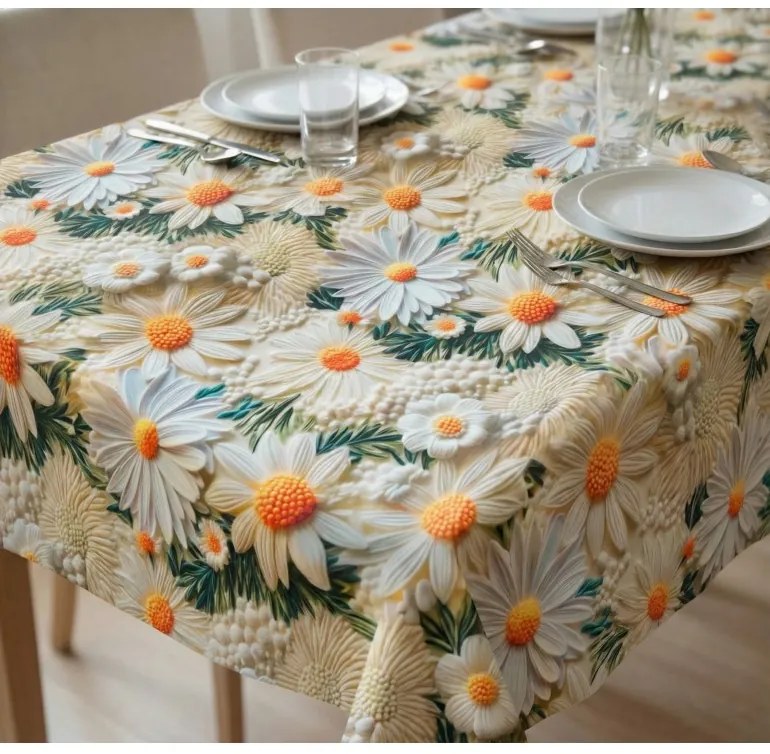 Obrus na stôl Aramina EMI, priemer 150 cm okrúhly