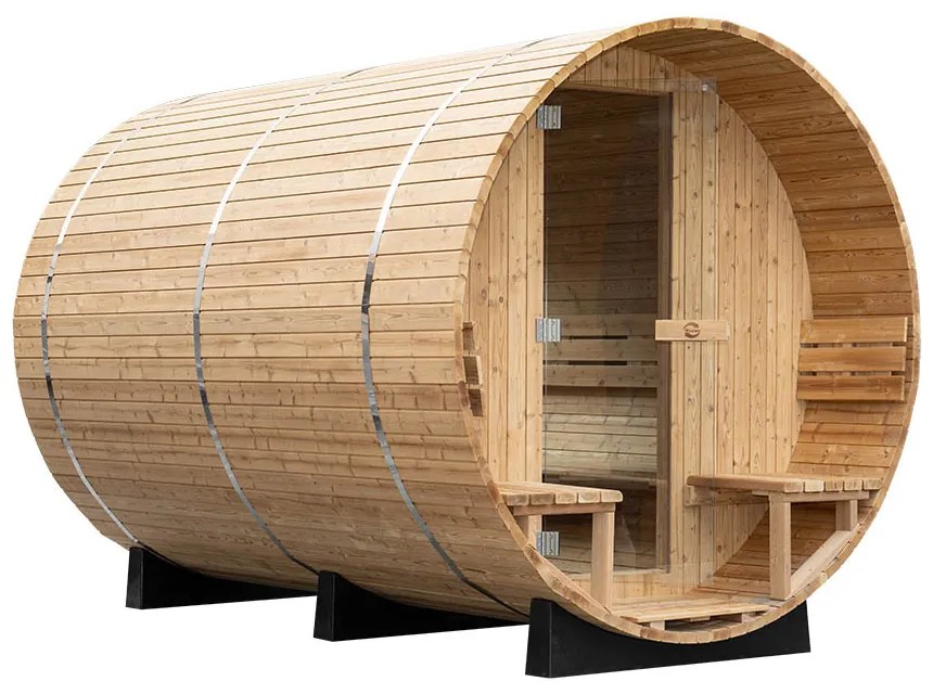 M-SPA - Záhradná sauna barrel 300 cm x Ø 210 cm (MSPA2130)