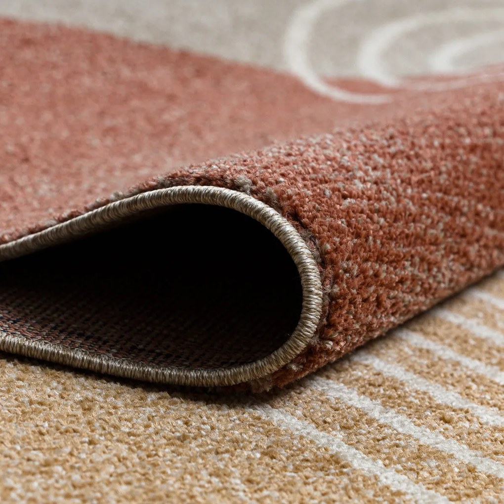 Kusový koberec Fusion 0810 beige/terra, 160x220, viacfarebná, kancelária, Dywany Łuszczów