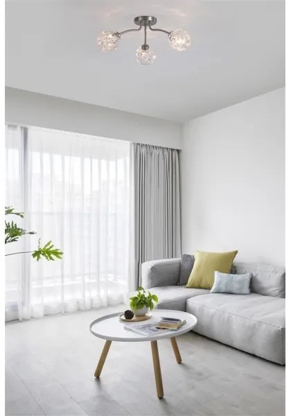 Searchlight 11523-3SN - Prisadený luster ASTRAL 3xG9/33W/230V matný chróm