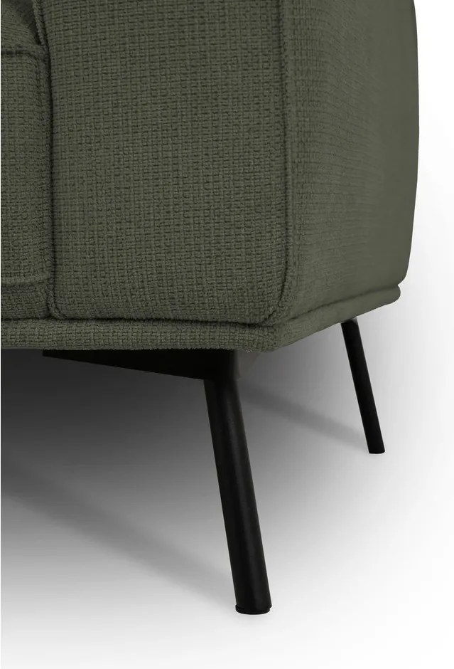 Tmavozelená ženilková rohová pohovka (ľavý roh/do L) Amsterdam – Scandic