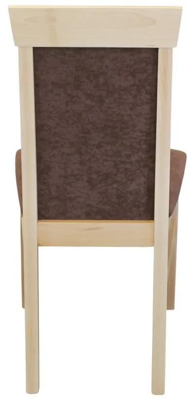 Jedálenská stolička RANA — masív buk, hnedá