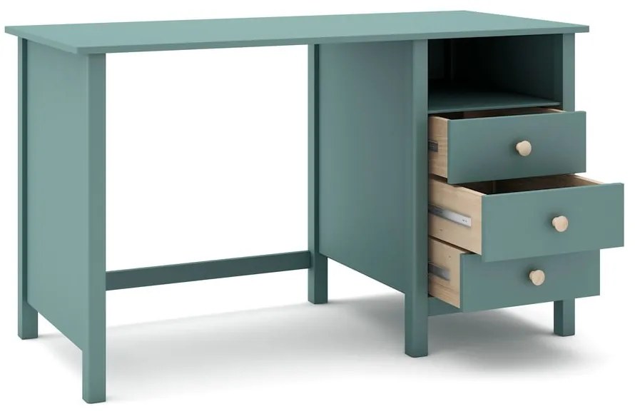 Detský písací stôl z borovicového dreva 54x120 cm Max – Marckeric