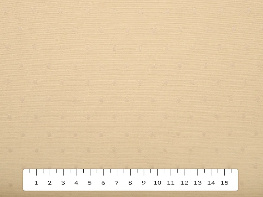 Biante Dekoračný štvorcový obrus BM-001 Nopky na svetlo žltom 50x50 cm