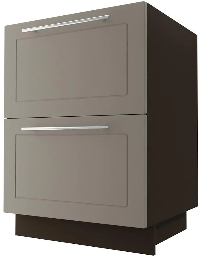 Kuchynská skrinka D2E/60 Quantum beige mat/lava