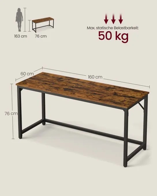 Kancelársky stôl LWD121K01