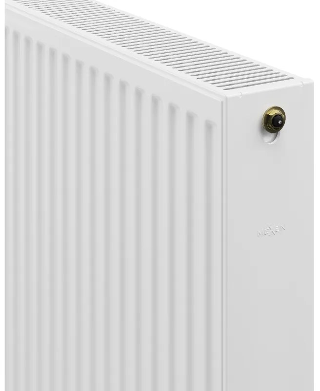 Mexen, Panelový radiátor Mexen CV22 400 x 1400 mm, spodné pripojenie, 1660 W, biely - W622-040-140-00