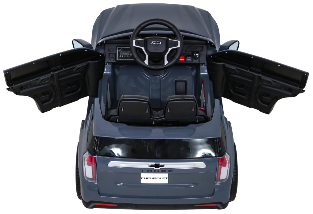 RAMIZ Elektrické autíčko - Elektrické autíčko - Chevrolet Tahoe - sivé - 2 x 35W - batéria 12V/7Ah -2023