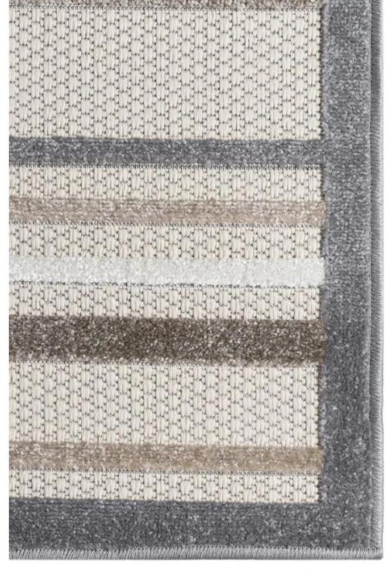 Kusový koberec Pruhy béžový 160x229cm