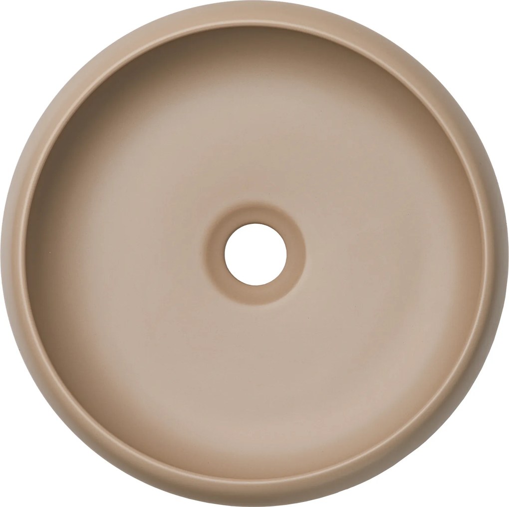 Comad Keramické umývadlo na dosku UN-WIKI-MC, cappuccino