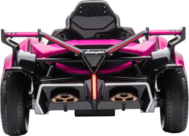 LEAN CARS Elektrické autíčko Lamborghini GT HL528 LED svetlá MP3 ružové
