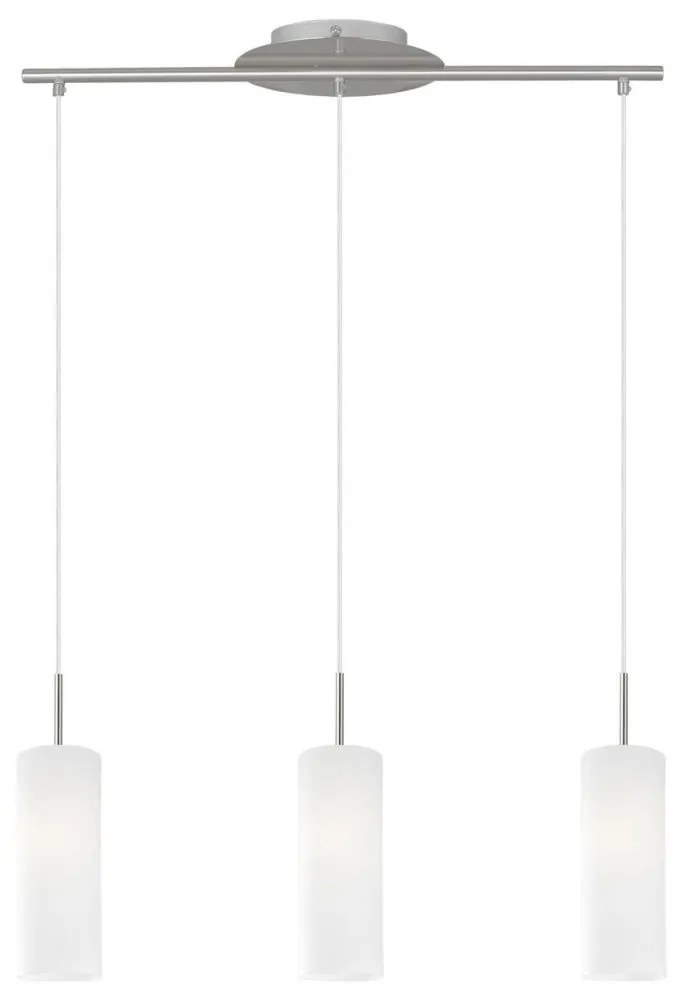 EGLO 85978 - Závesné svietidlo TROY 3 3xE27/60W