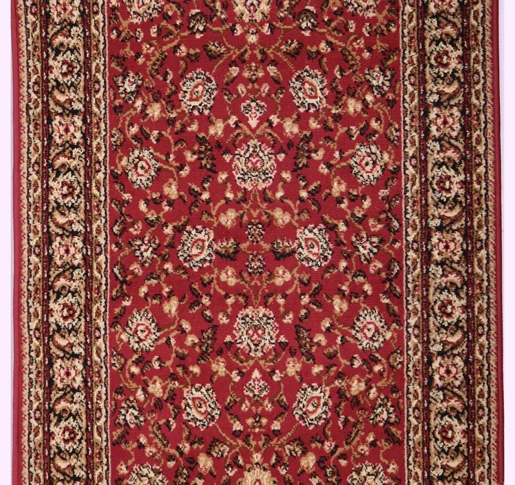 Behúň na mieru Samira New 12003-023 red, šíre 100 cm, červená, chodba / predsieň, Weltom