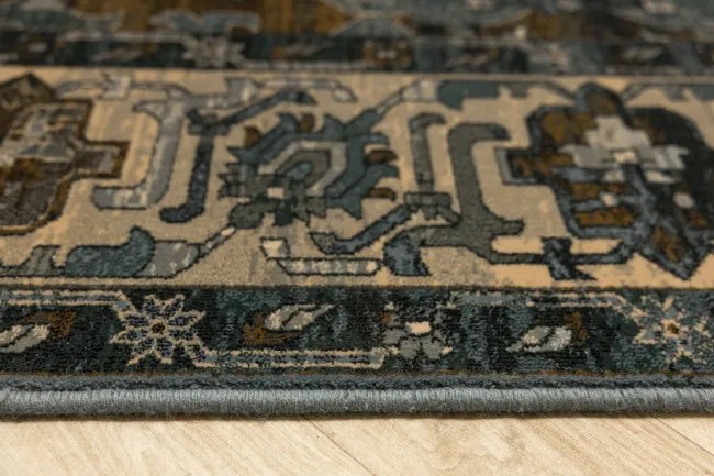 Koberec Dywilan Superior Oman, ornament, tmavomodrý