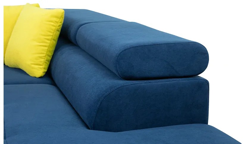 Rohová sedacia súprava Alvin Bis, Dostupné poťahy: ekokoža Soft 017 + Uttario Velvet 2967 + Uttario Velvet 2959, Strana: Pravá - U