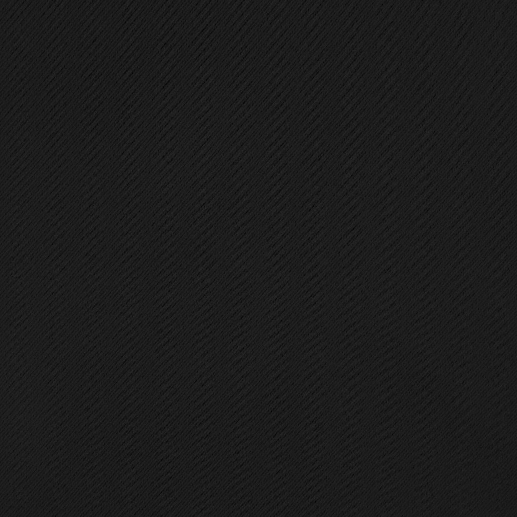 KRÁTKY ZATEMŇOVACÍ ZÁVES NA KRÚŽKOCH LOGAN 140X175 CM ČIERNA