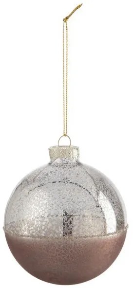 Hnedo zlatá vianočné gule - 8 * 8 * 8 cm