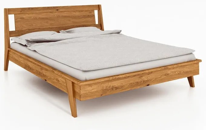 Dvojlôžková posteľ z dubového dreva 180x200 cm Retro 2 - The Beds